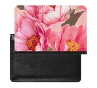Floral Passport Cover Protector Rfid Blocking Passport Holder Id Card Holder Secure Travel Wallet Organizer for Passport Tickets Credit Cards, style, One Size