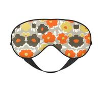 Floral Pattern (2) Print Sleep Eye Mask Comfortable with Adjustable Strap Soft Shade Blackout Eye Cover Blindfold