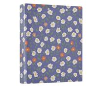 Floral Pattern 3 Ring Binder 1.5 Inch Round Ring Binder View Binder Holds 200 Documents for Home School Office Use