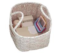 Floral Pattern Foldable Laundry Basket Large Capacity Boho Fabric Storage Basket Portable Quilted Basket for Clothes Toys Household Organizer Hamper for Home, Picnic, Shopping,Travel