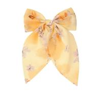 Floral Pattern Hairpin New Year Hair Clip Elegant Christmas Barrette Bunches Headwear Sweet Large Size