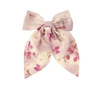Floral Pattern Hairpin New Year Hair Clip Elegant Christmas Barrette Bunches Headwear Sweet Large Size