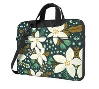 Floral Pattern Printed Waterproof Laptop Case Ultra-Thin Portable One-Shoulder Laptop Bag 600d Oxford 13in/14in/15.6in