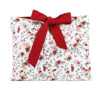 Floral Pattern Shoulder Bag Large Capacity Portable Book Storage Bag College Style Bow Tie Shoulder Bags Travel Work Shopping Handbags (style2) Red