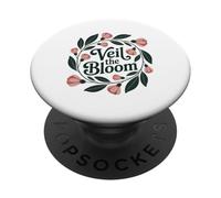 Floral Pattern Veil the Bloom Spring Aesthetic Nature PopSockets Adhesive PopGrip