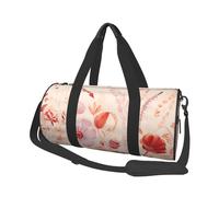 Floral Patterns Print Travel Duffel Bag, Lightweight Sports Gym Bag with Shoulder Straps for Women Men Teen ravel Business Trip