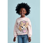 Floral Paw Patrol® Sweatshirt with Skye Motif rosy