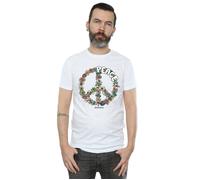 Floral Peace T-Shirt Woodstock White XXL