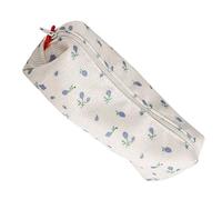 Floral Pencil Case, Cute Cosmetic Bag, Small Makeup Organizer, Carried Conveniently, Stationery Organizer, 20cm, for Women and Girls, Travel, Everyday Use, Pencils, Pens