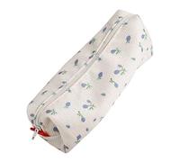 Floral Pencil Case | Pencil Pouch | Stationery Bag | Cute Floral Pencil Bagpouch | Makeup Organizer Bag | Cosmetic Bag for Women | Pencil Organiser Bags for School Kids | Flowers Toiletry Pouch