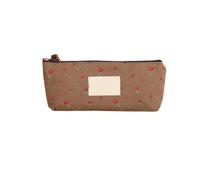 Floral Pencil Case Portable Pen Bag Canvas Box School Supplies for Organizing Markers and Accessories Floral Portable Box Pouch