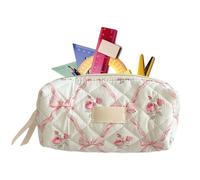 Floral Pencil Case | Zipper Pencil Case with Floral Pattern for Women | Makeup Bag Cute Pen Pouch for Stationery Art Supplies Teachers Educators Students Kids Girls Teen Adults Back to School