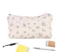 Floral Pencil Pouch Cosmetics Stationery Storage Bag