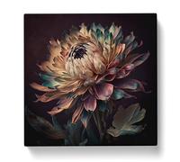 Floral Photograph No.1 Canvas Print | Gallery Wrapped 30mm Frame Wall Art | 20x20 inches | Ready to Hang | Modern Floral Picture | Living Room Bedroom Lounge Office