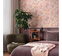 AS Creation Cosmopolitan Petal Poetry Pink Vinyl Wallpaper Paste The Wall