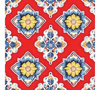 Floral Plants Peel and Stick Wallpaper Self-Adhesive Wallpaper Geometric Vintage Contact Paper Non-Woven Canvas Removable Wall Paper for Living Room Bedroom Shelf Liner Walls Cabinets 44x1000 cm