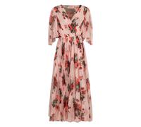 Floral Pleated Long Dress - female - Philosophy di Lorenzo Serafini - Midi Dresses - Multicolor - M - Dresses M