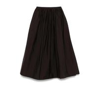 Floral Print Mini Skirt- female- Philosophy di Lorenzo Serafini- Midi Skirts- Brown- S- Skirts S