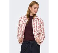 Floral Print Quilted Jacket floral print
