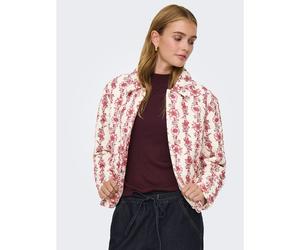 Floral Print Quilted Jacket floral print