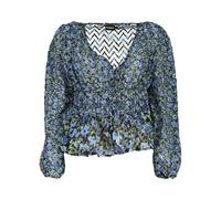 Floral Print Smocked Waist Blouse - female - Desigual - Blouses - Multicolor - M - Blouses & Shirts M