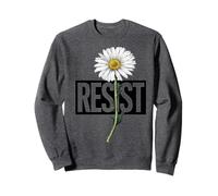 Floral Protest Resist Political Design for Activists Sweatshirt