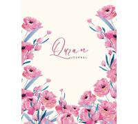 Floral Quran Journal: Pink Watercolor Flowers with Yearly Goal Planner, Quran Tracker, and Step-by-Step Guide for Qur'an Journaling