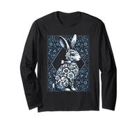 Floral Rabbit Perfect Cute Bunny for Easter Long Sleeve T-Shirt