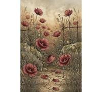 Floral Requital: Widow's Poppy - Elegiac Summer Lined Journal - Survivor Flora Notebook for Grief, Witness & Quiet Defiance: For the Ones Who Remember & the Ground That Kept Blooming