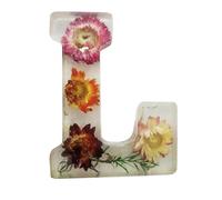 Floral Resin Alphabet Night Light, Floral Resin Night Light, Dried Flower Led Lamp, LED Resin Flower Lamp, Alphabet Floral Night Light, Alphabet LED Letter Light, Creative Table Light Night Lamp