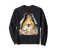 Floral Rough Collie Sweatshirt