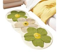 Floral Rug | 120x40cm Non-Slip Thick Carpet | Rug for Bedroom, for Home, Kitchen, Dining Room, Living Room, Room, Hallway, Student House