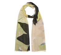 Floral Scarf in Cotton and Modal Blend Ladies s.Oliver Beige One size