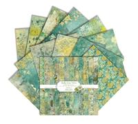 Floral Scrapbook Paper Pad 12" x 12",24 Sheets/24 Designs Double-Sided,Vintage Texture Pattern Paper DIY Decorative Card Papers for DIY Cards, Junk Journals , Album Decor (C)