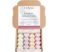 Floral Selection Soy Wax Melts 16 Pack | Pear & Freesia, Midnight Jasmine, Neroli & Ylang Ylang, Velvet Rose & Oud | Natural, Vegan & Plastic Free | Up to 96 Hrs Scent | Handmade in UK - Fosse Living