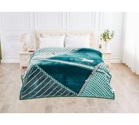 Floral Sherpa Fluffy Fleece Weighted Blankets Sensory Sleep Therapy Anxiety Treatment Bed Sofa Blankets Gravity Insomnia Stress Relief Cosy Blankets Large 200X240cm Size (Majestic Mane, 4 KG)