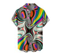 Floral Shirt for Men Tropical Casual Short Sleeve Button Down Printed Beach Shirts Mens Tops Men's Blouses Short Sleeves Teachers Thank You Gifts Exploring Amazon Outlet Clearance UK