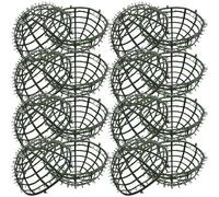 Floral Sphere Rack 8pcs 20cm Hollow Plastic Ball Frame Support for Garden Wedding Centerpieces Decoration