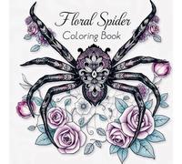 Floral Spider Coloring Book