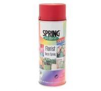 Floral Spray Colour 400ml - Permanent Flower & Foliage Spray Paint for Fresh, Dried & Artificial Flowers - Fast Drying, Strong Adhesion - Wide Range of Shades (Holiday Red)