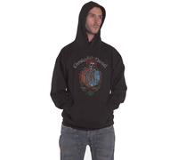 Floral Stealie Hoodie Grateful Dead Black M