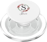 Floral Stevie Name Flower Personalized Name Stevie PopSockets PopGrip for MagSafe