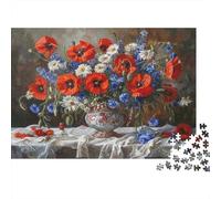 Floral Still Life Jigsaws 1000 Pieces for Adults with Precision Cut Centenary Jigsaws As A Stress Relief Puzzle for Fun Activity for Home 38x26cm/1000pcs