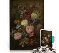 Floral Still Life with CherubPuzzle for teenagers 1000 Pieces Game Toys Enhance love between couples 38x26cm