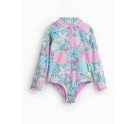 Floral Stripe Rash Body Swimsuit 6-7 Years