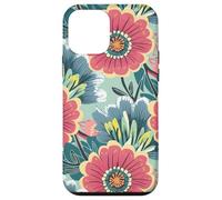 Floral Style Design, Vibrant Flower Art, Botanical Pattern Case for iPhone 12 mini