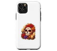 Floral Sugar Skull Candle Art Case for iPhone 11 Pro