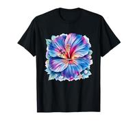 Floral Summer Vibes Tropical Beach Sunset Plam Tree Coastal T-Shirt