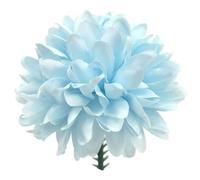 floral supplies 144 Compact Tribute Flowers (7cm) - Realistic Flowers for Fresh-Looking Funeral Tributes & Lettering (Pale Blue, 7cm (Compact))