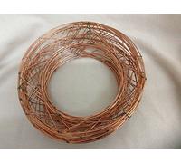 floral supplies Raised wire wreath round rings holly mossing Christmas frame - (5 Pack, 8 Inch)